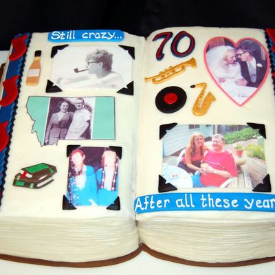 Scrapbook Cake