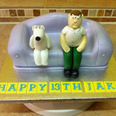 Family Guy Sofa Cake