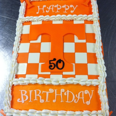Tennessee Vols Logo Cake