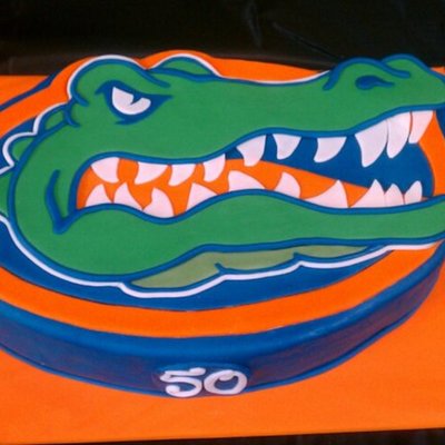 Florida Gators Logo Cake