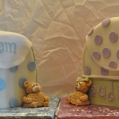 Diaper Bag Cakes For Twins :)