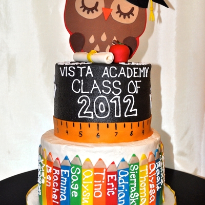Kindergarten Graduation Cake