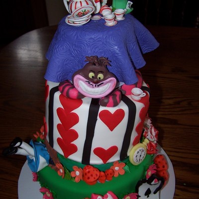 Alice In Wonderland Cake