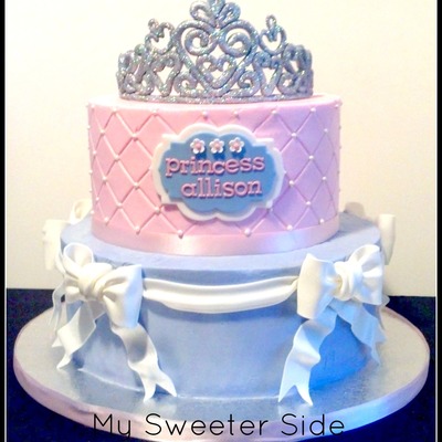 Buttercream Cake With Fondant Decorations Not My Original Design And Cant Figure Out Whos It Was In Order To Tag Them