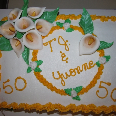 Anniversary Cala Lillies