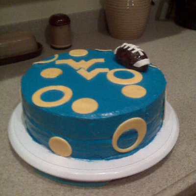 Wvu Football Cake