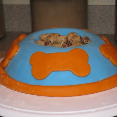 Doggy Bowl Cake