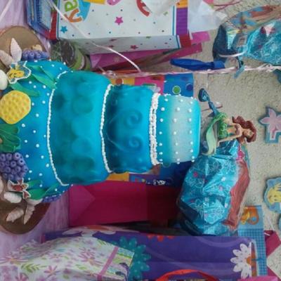 Ariel Little Mermaid Birthday Cake