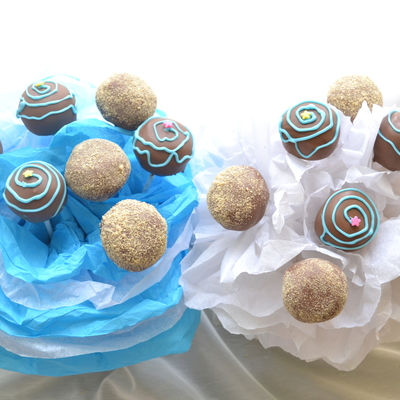 S'mores Cookie Dough And Chocolate Chip Cookie Dough Cake Balls