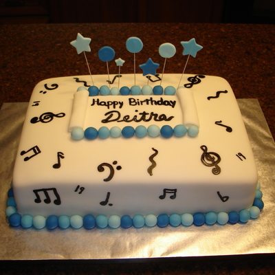 Music Cake Decorating Photos