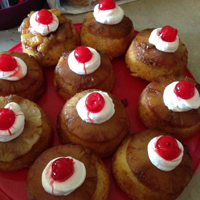 Pineapple Upside Down Cupcake