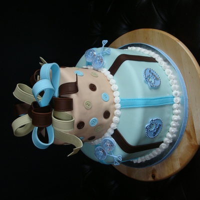 Baby Shower Blue And Brown!!
