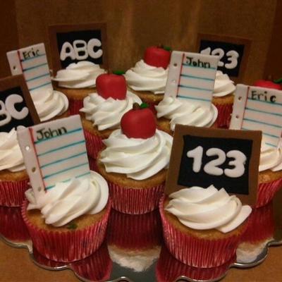 Shcool Cupcakes