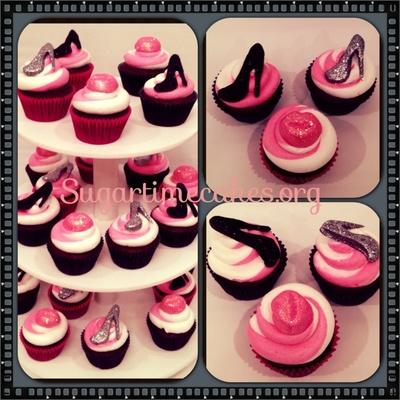 Stiletto Gumpaste And Lip Cupcake Tops