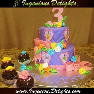 Princesses Portraits Cake