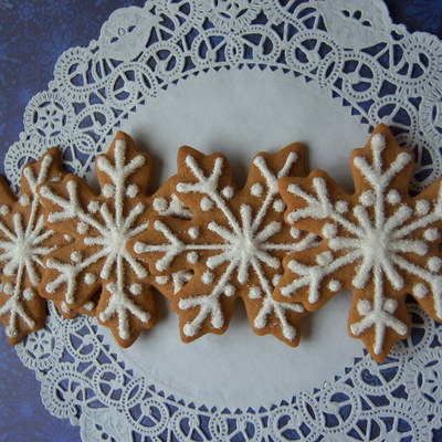 Gingerbread Snowflakes