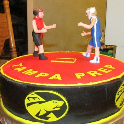 Middle School Wrestling Cake