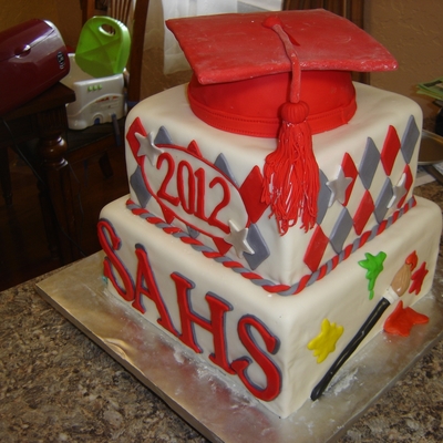 High School Graduation Cake