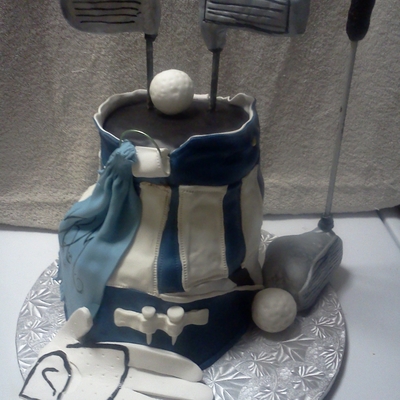 Golf Bag Cake