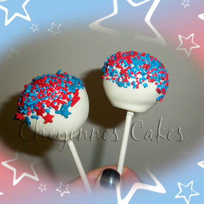 Memorial Day Cake Pops