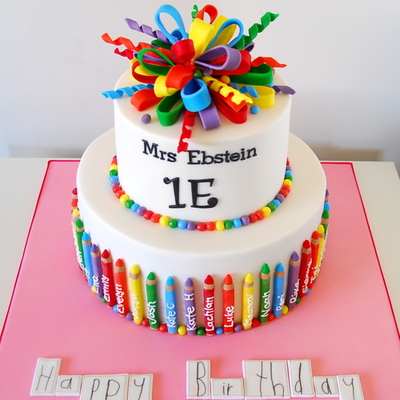 Teacher Birthday Cake