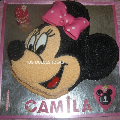 Minnie Mouse Girly Birthday Cake