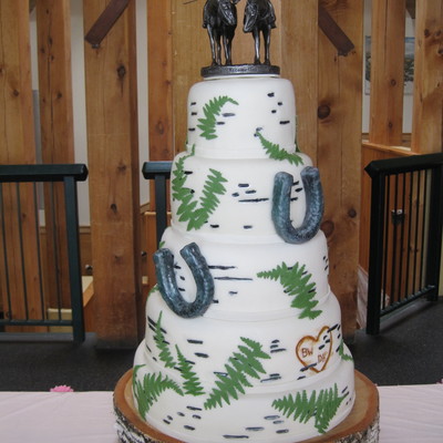 Birch Wedding Cake