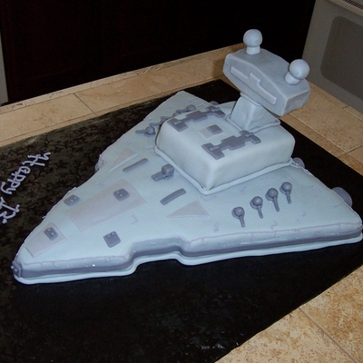 Star Destroyer Cake
