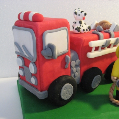 Firetruck Cake Topper