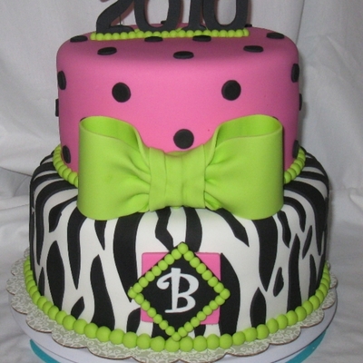 Zebra Pink Bow
