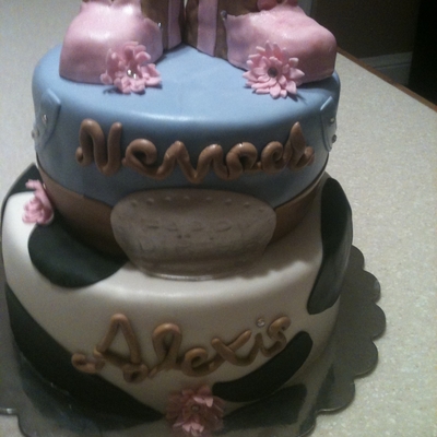 Girly Western Cake