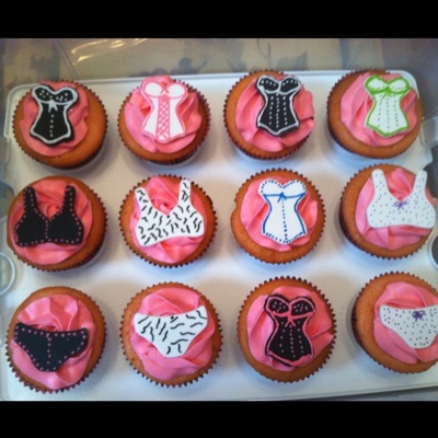 Lingerie Party Cupcakes