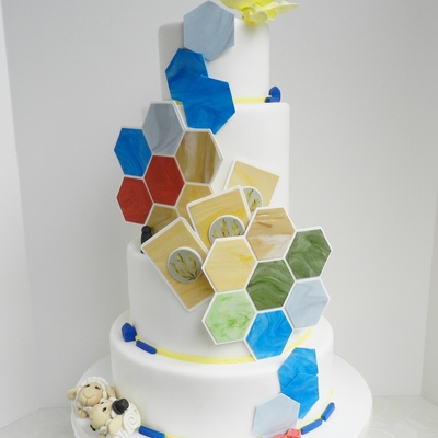 The Settler's Of Catan Inspired Cake
