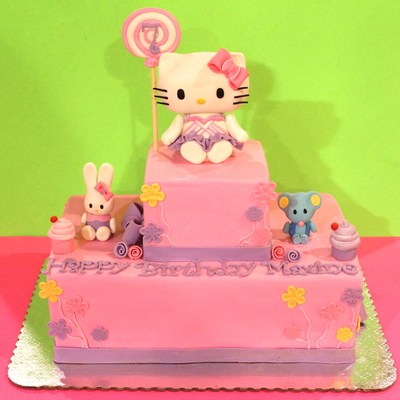Hello Kitty And Friends Cake