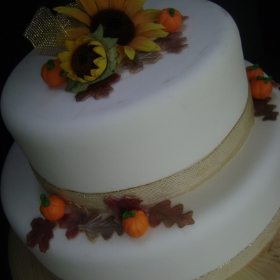Autumn Wedding Cake