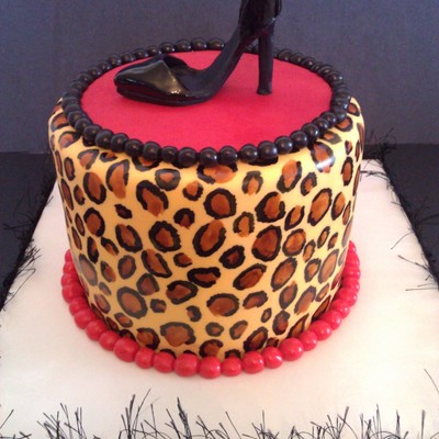 Leopard Print Cake