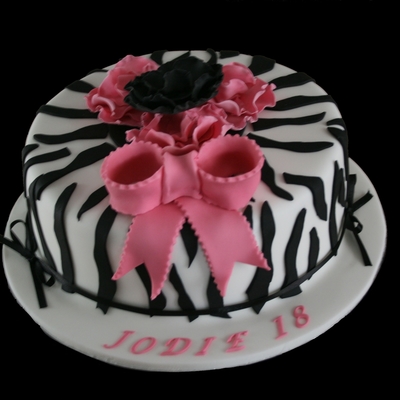 Zebra Print With Bow