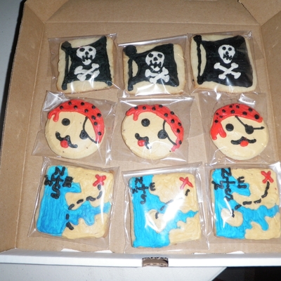 Pirate Themed Sugar Cookies