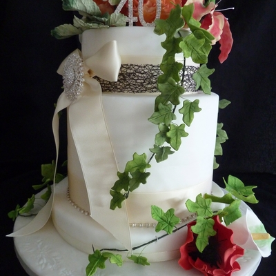 Flower Jungle Birthday Cake