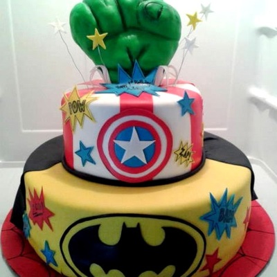 Superhero Cake