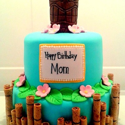 Hawaiian Tiki Cake