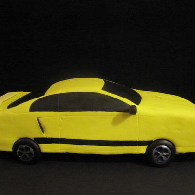 Ford Mustang Car Cake