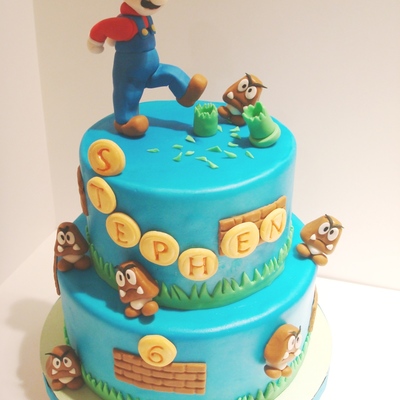 Mario Cake For Stephen