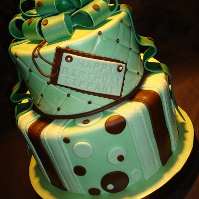 Green And Brown With Bow