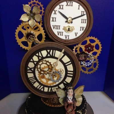 Steampunk Clock Cake