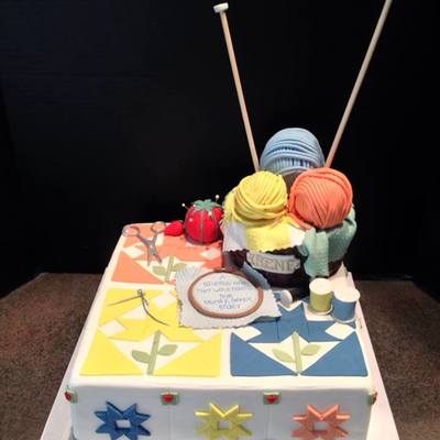 Quilters Retirement Cake
