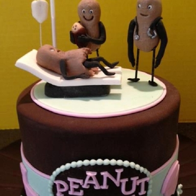 Peanut Free Baby Shower Cake