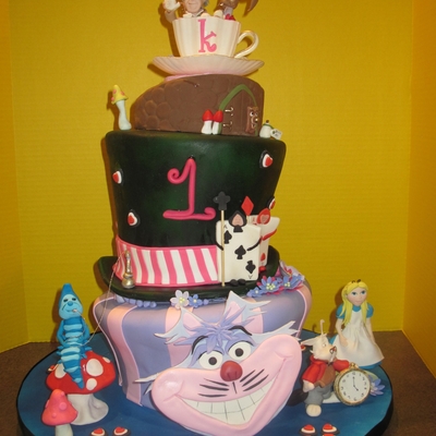Alice In Wonderland Cake