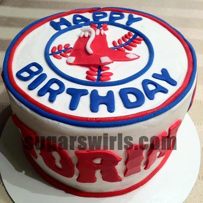 Boston Red Sox Smash Cake