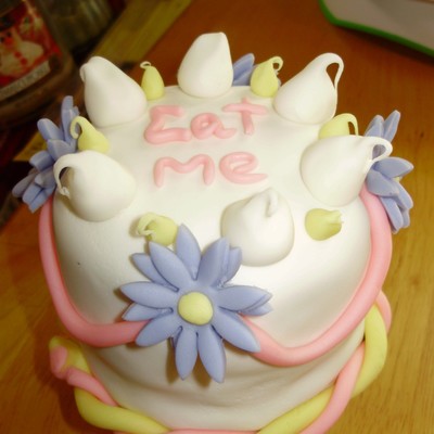 Alice In Wonderland Themed Smash Cake